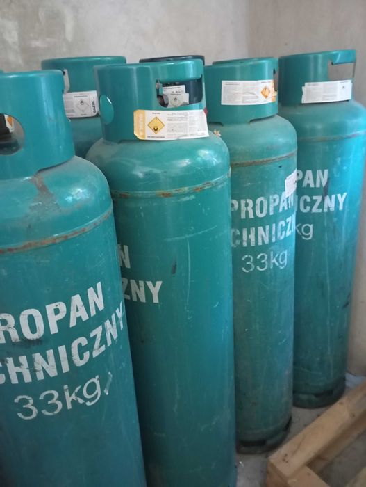 Butle gaz propan 8 szt 33 kg