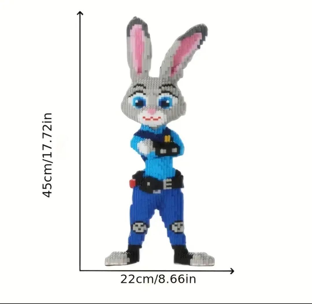 Конструктор 3D  из мини блоков