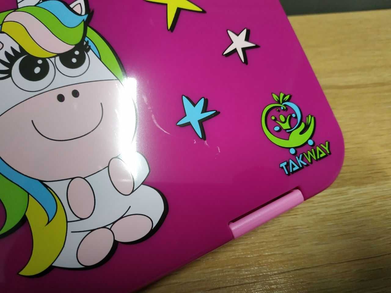 Lunchbox Bento dla Dzieci TAKWAY z Przegródkami, Jednorożec  #6244