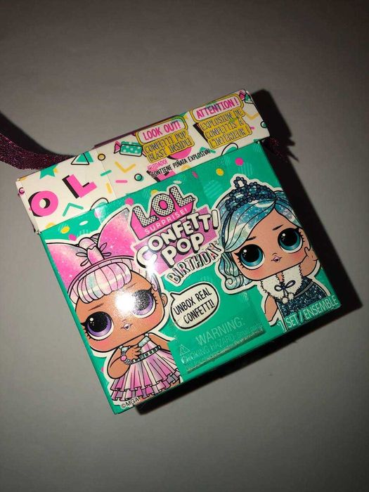 Ігровий набір LOL Surprise Confetti Pop Birthday. Оригінал. Новий