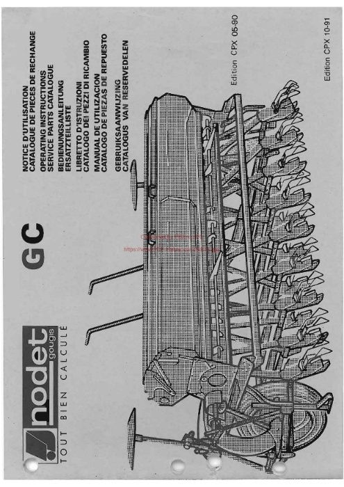 Katalog części siewnik KUHN Nodet GC