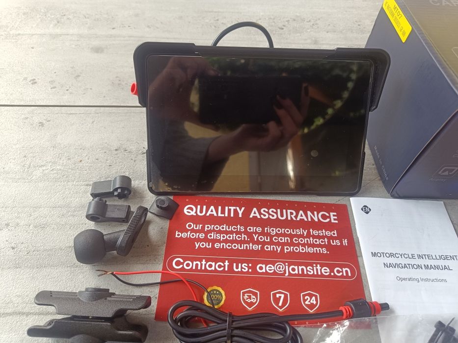 Monitor motocyklowy nawigacja adapter Carplay Android Auto IP67 7'' Ca