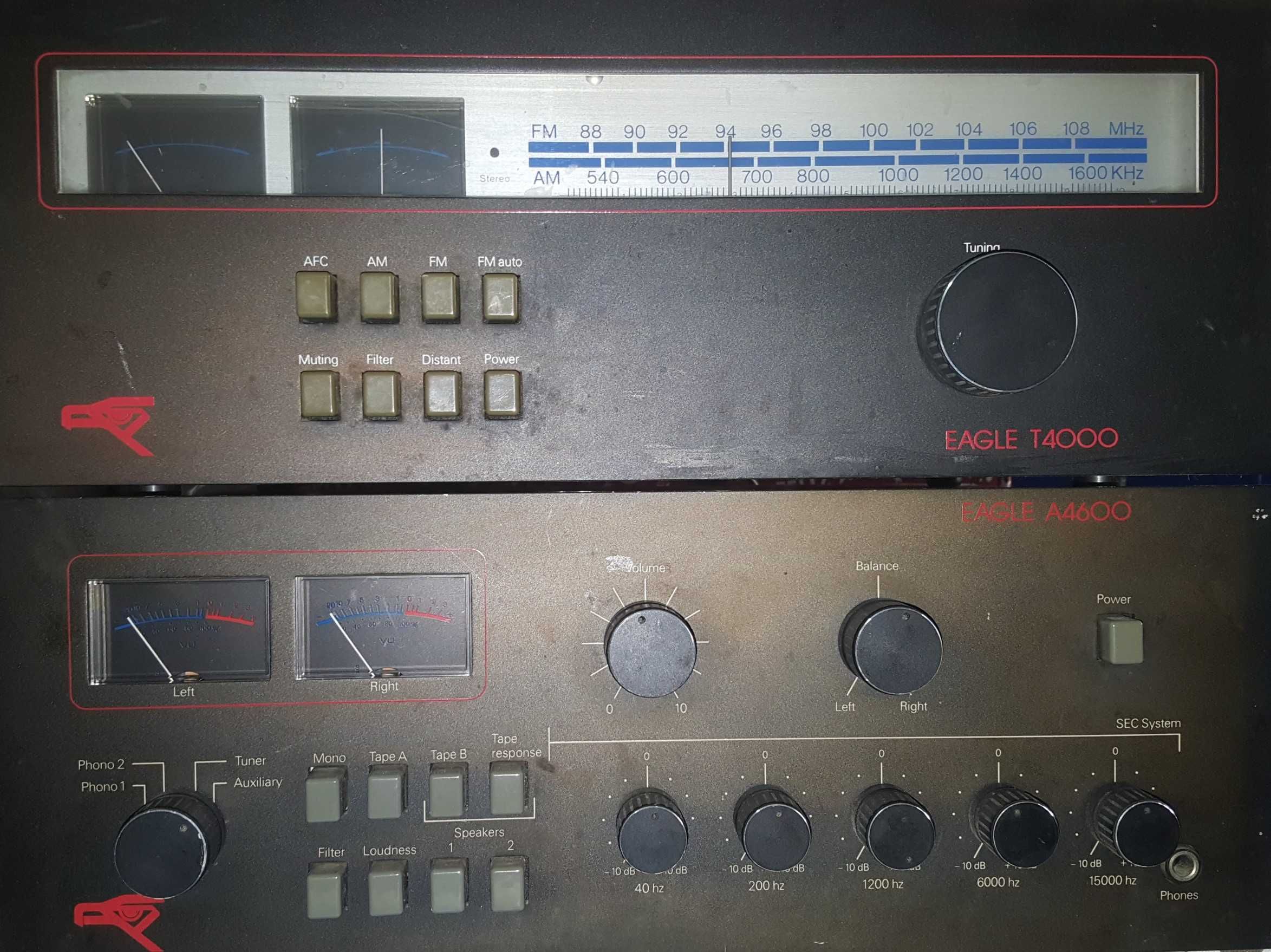 EAGLE International: Amplificador A4600 + Sintonizador T4000 - England