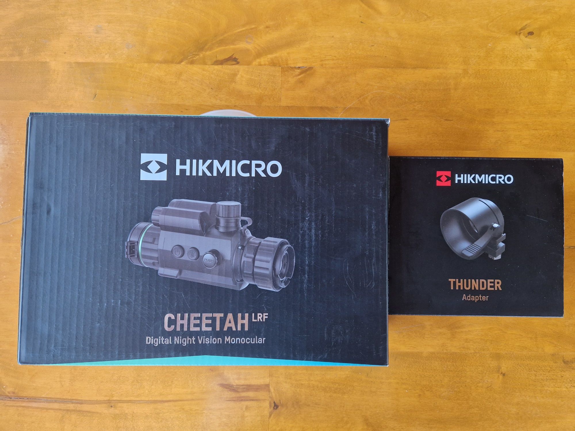 Nasadka noktowizyjna Hikmicro Cheetah C32F RNL z dalmierzem i adaptere