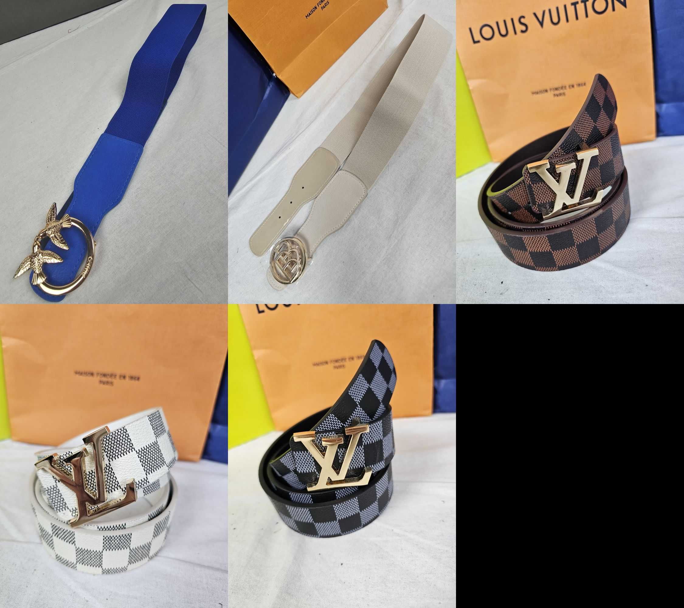 Pasek damski klamra Louis Vuitton paski Pinko