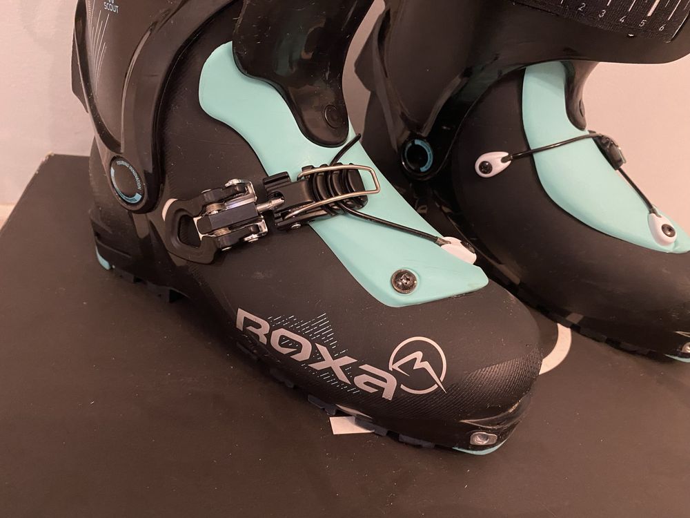 Buty skiturowe damskie Roxa RX Scout - black/black/aqua-black 39 25 cm