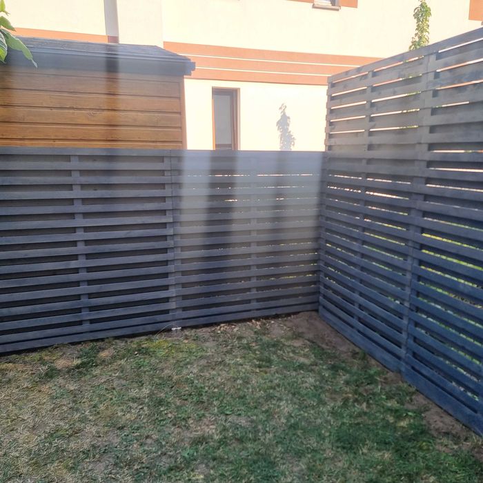 Ogrodzenie płot lamelowy dowolny wymiar kotwy montaż do ustalenia