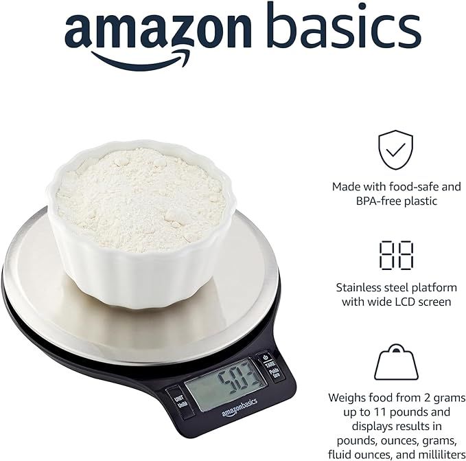 Amazonbasics Cyfrowa Waga Kuchenna