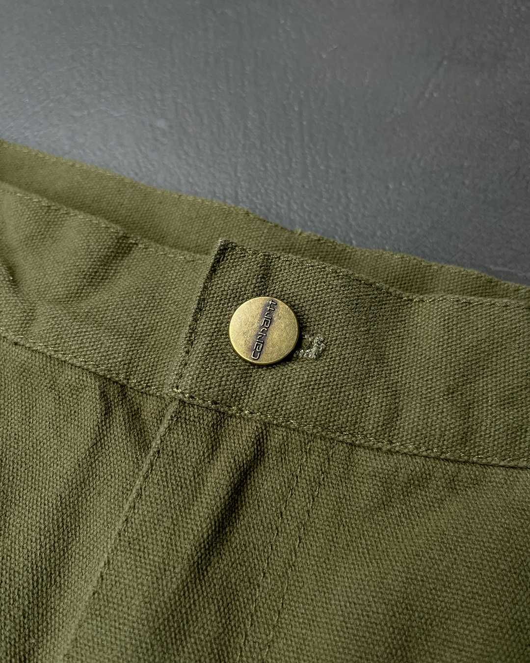 Штани Carhartt WIP B11 Washed Duck Work Dungaree Moss