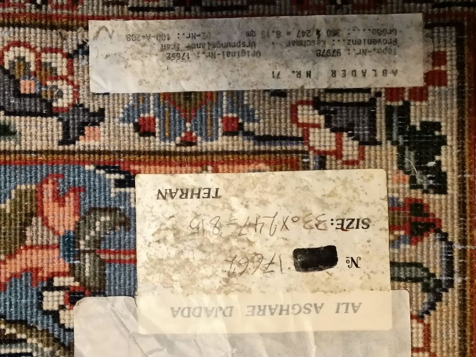 Dywan wełna kaszmir Teheran , ręczna robota  certyfikat promocja