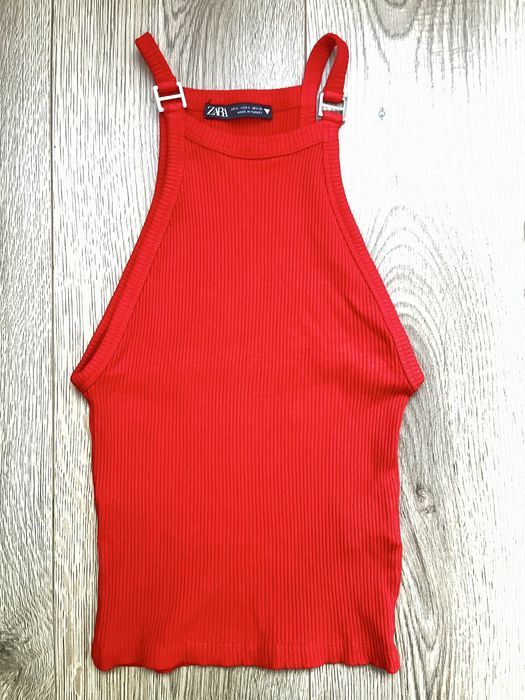 Топ Zara в рубчик