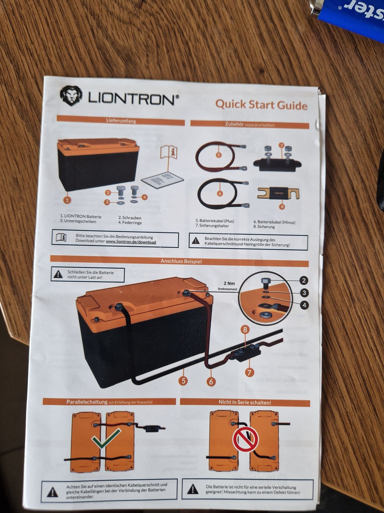 Liontron  do kampera 150Ah LX Smart Marine - All In 1 Lithium Batterie