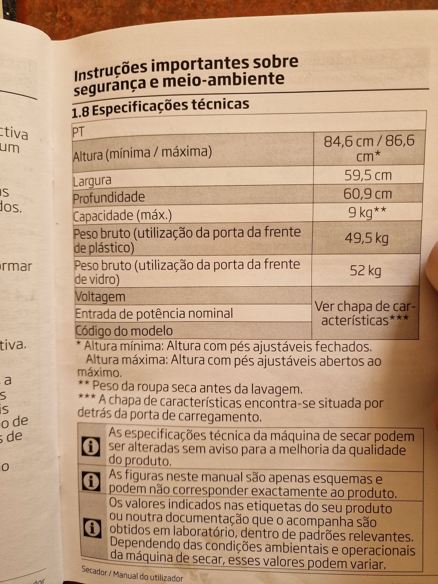 Secador Roupa Beko - Capacidade: 9 kg
