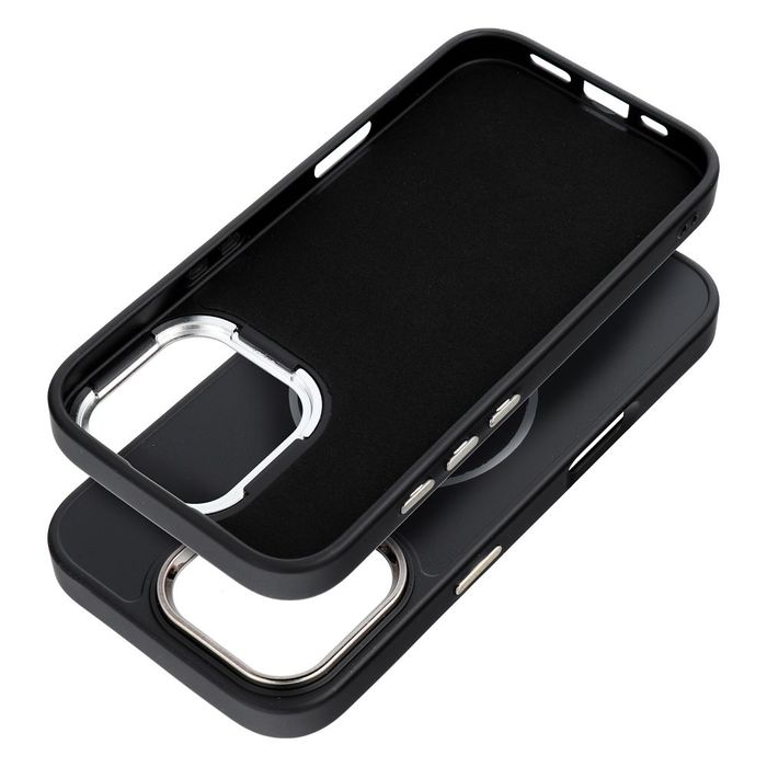 Futerał FRAME MAG COVER kompatybilny z MagSafe do IPHONE 15 PRO czarny
