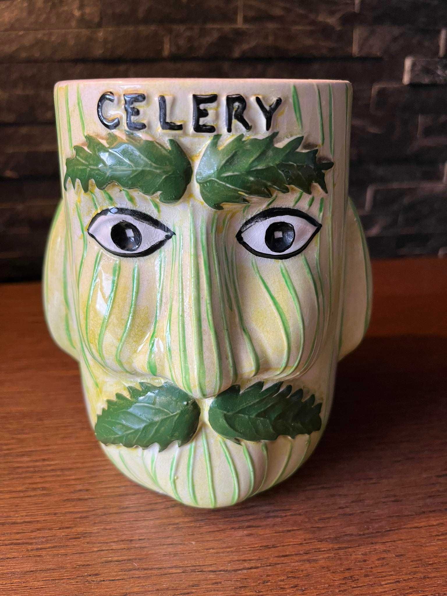 Porcelanowy stary pojemnik Price Celery