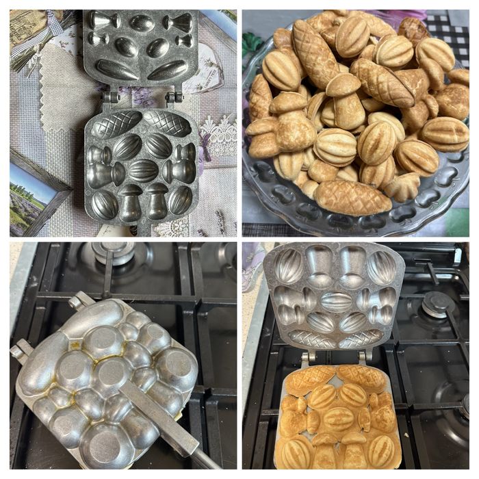 Велика горішниця орешница лесное ассорти форма для випічки на газу