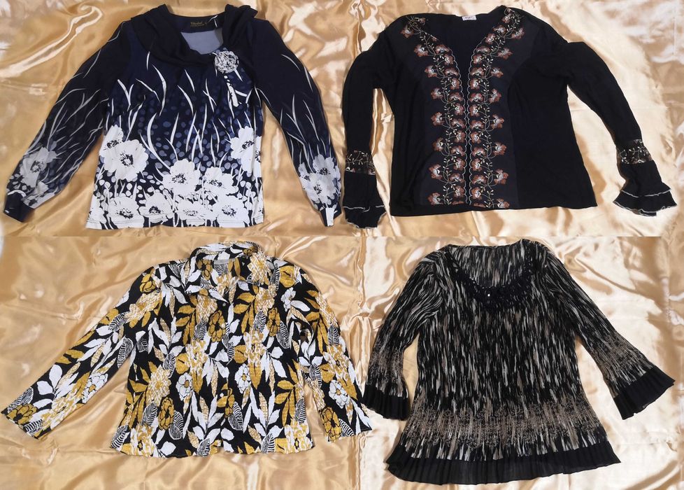 Женские блузки и рубашки 44 шт.