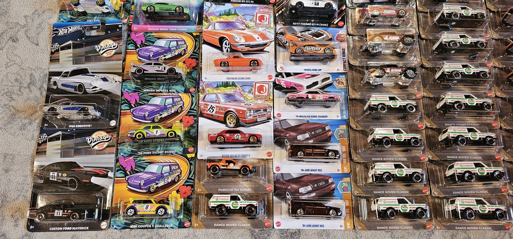 Hot wheels kolekcja Porsche Range Rover Audi Mazda Nissan Ford Fiat