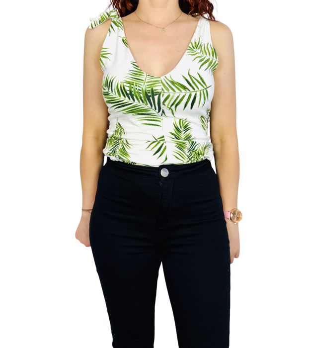 Body z tropikalnym wzorem S 36 H&M