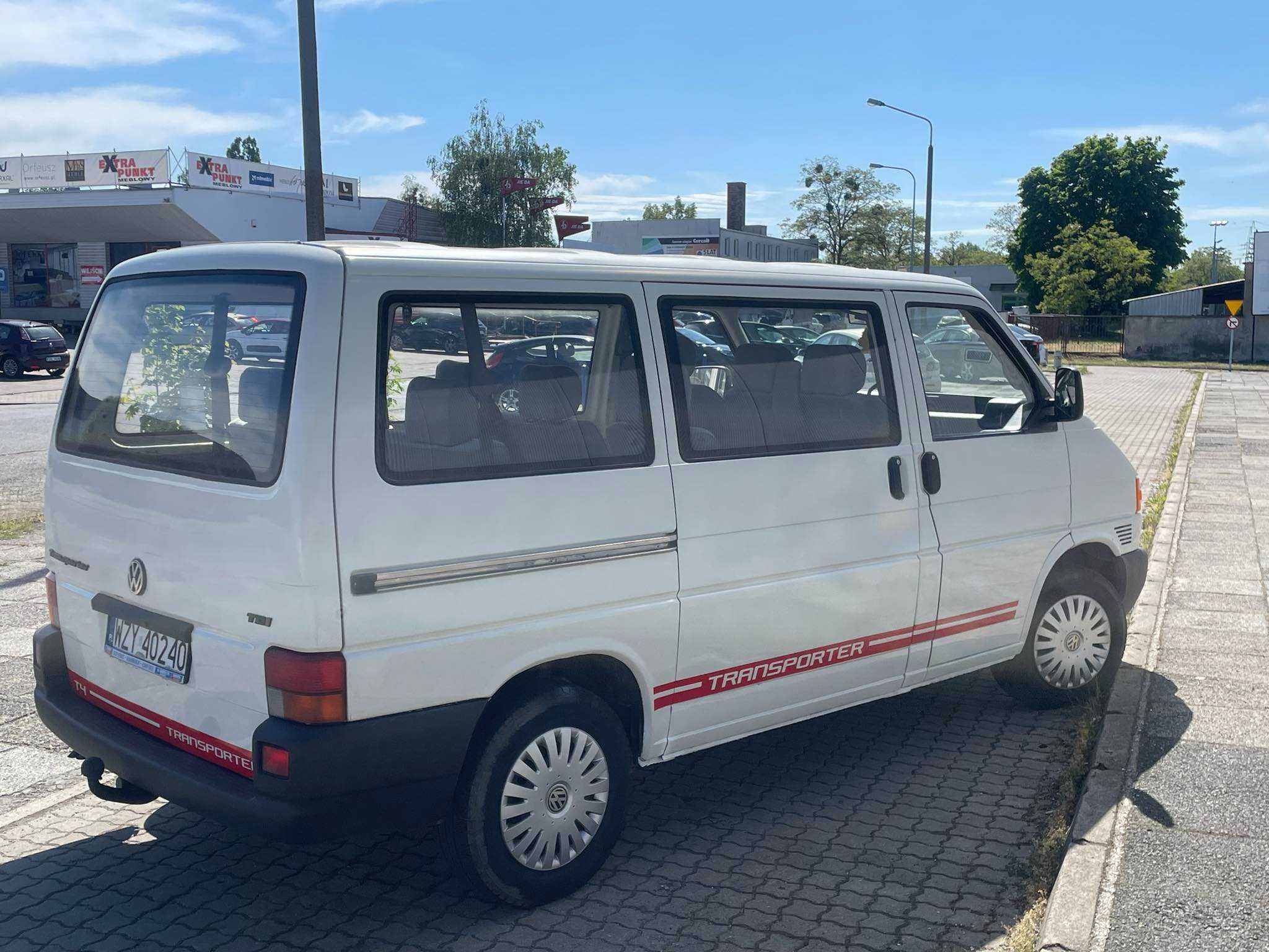 Volkswagen transporter t4/2.5tdi/9-osobowy/hak/bez wkladu/zapraszam!