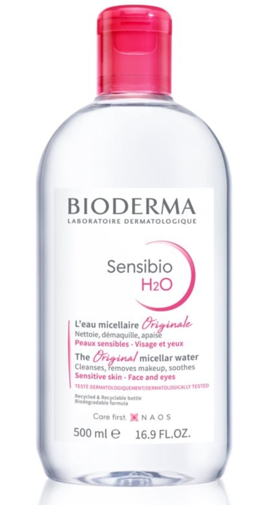 Bioderma  Sensibio, міцелярний лосьйон для чутливої шкіри 500мл