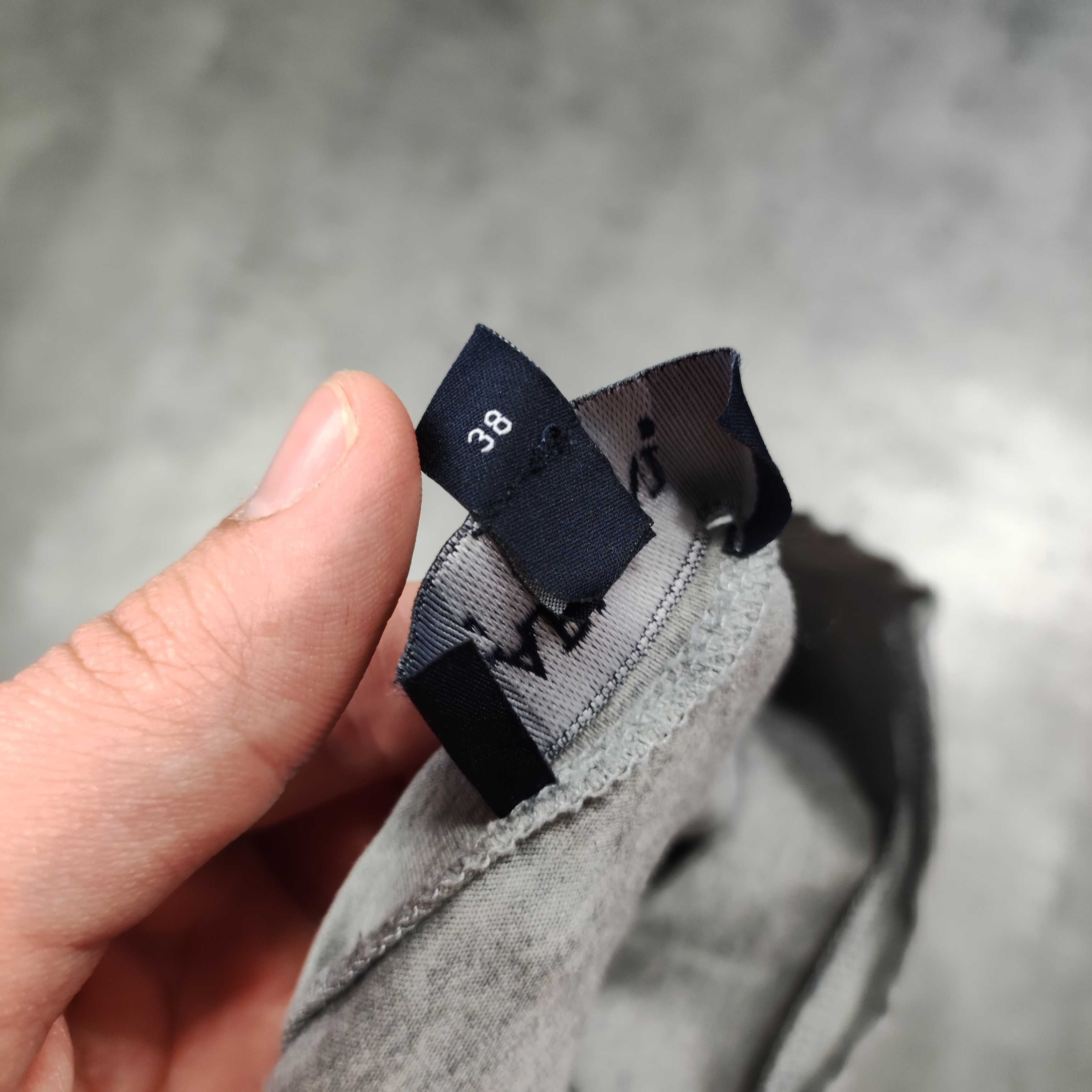 DAMSKA Bluzka Długi Rękaw Koszulka Szara Bawełna Emporio Armani Jeans