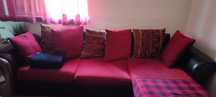 Sofá com chaise lounge