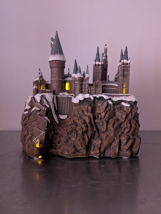 Harry Potter Hogwart Szkoła Magii i Czarodziejstwa model podświetlany