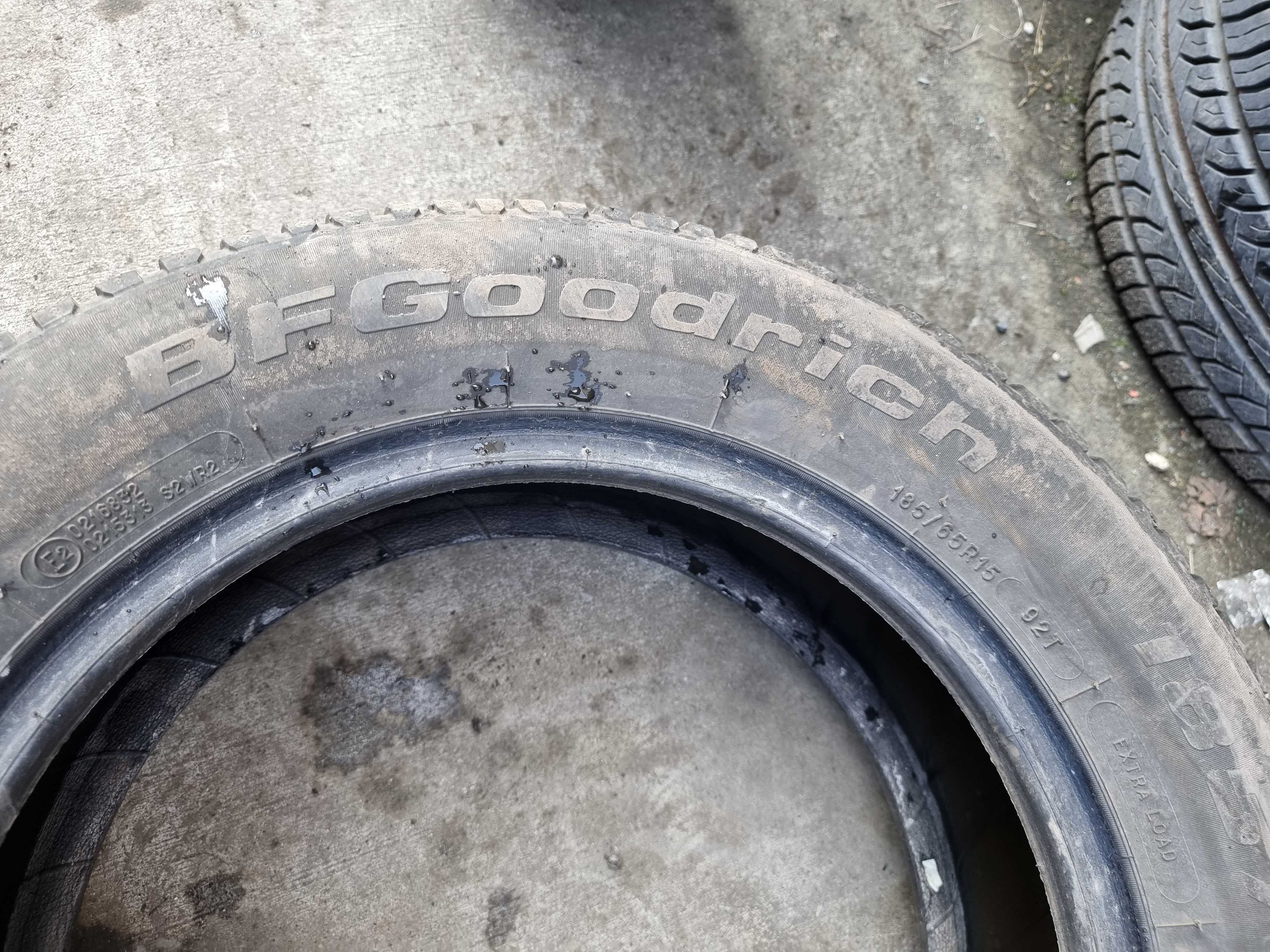 Opony 2 szt. 185/65/15 2019 r. BFGoodrich G-Force Winter 2 7,0 mm