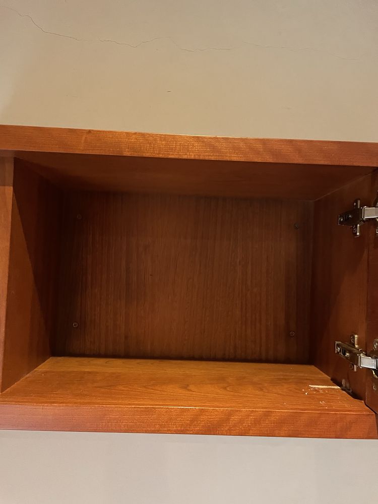 Cubo com gaveta e suportes laterais