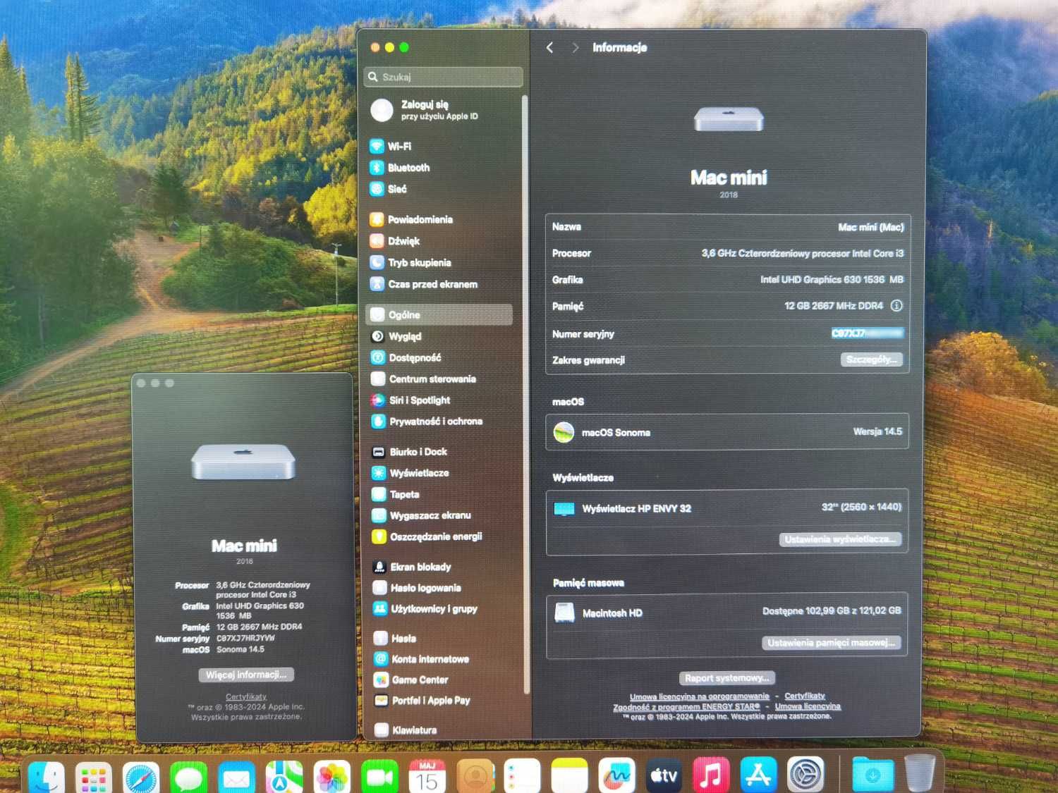 Apple Mac mini macOS Sonoma komplet pudełko bardzo dobry stan
