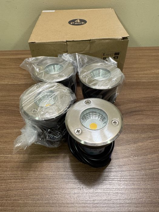 HALOGENY najazdowe LED 3W IP67 3000k nowe okazja cena za 4szt