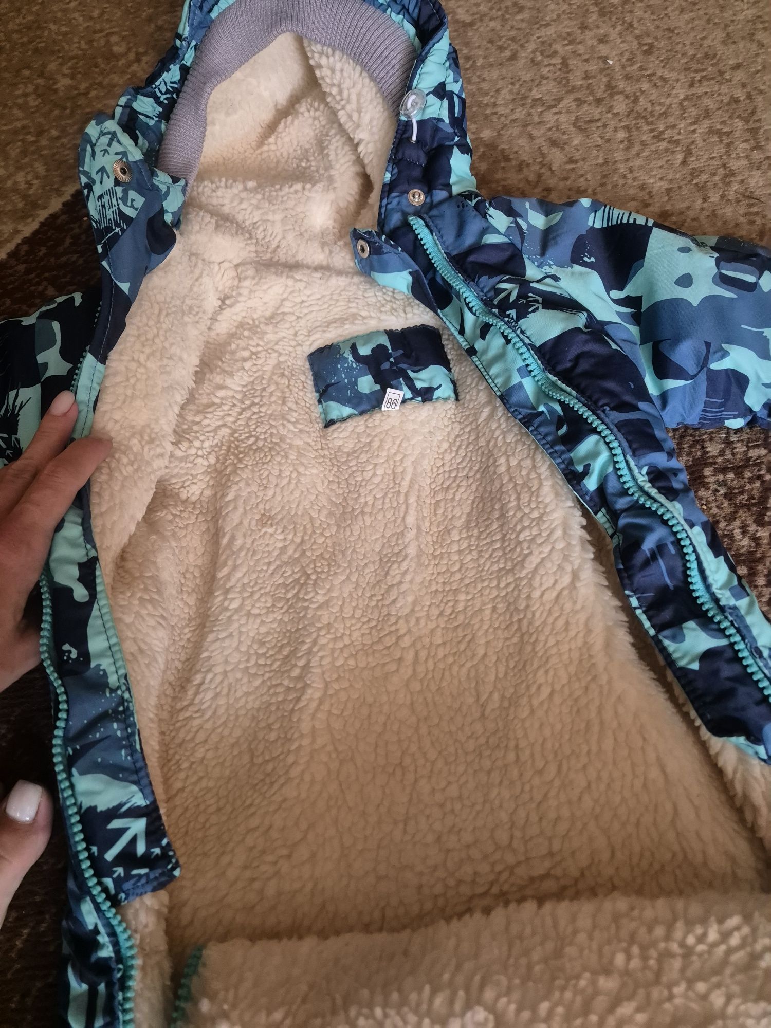 Комбинезон зимний, овчина