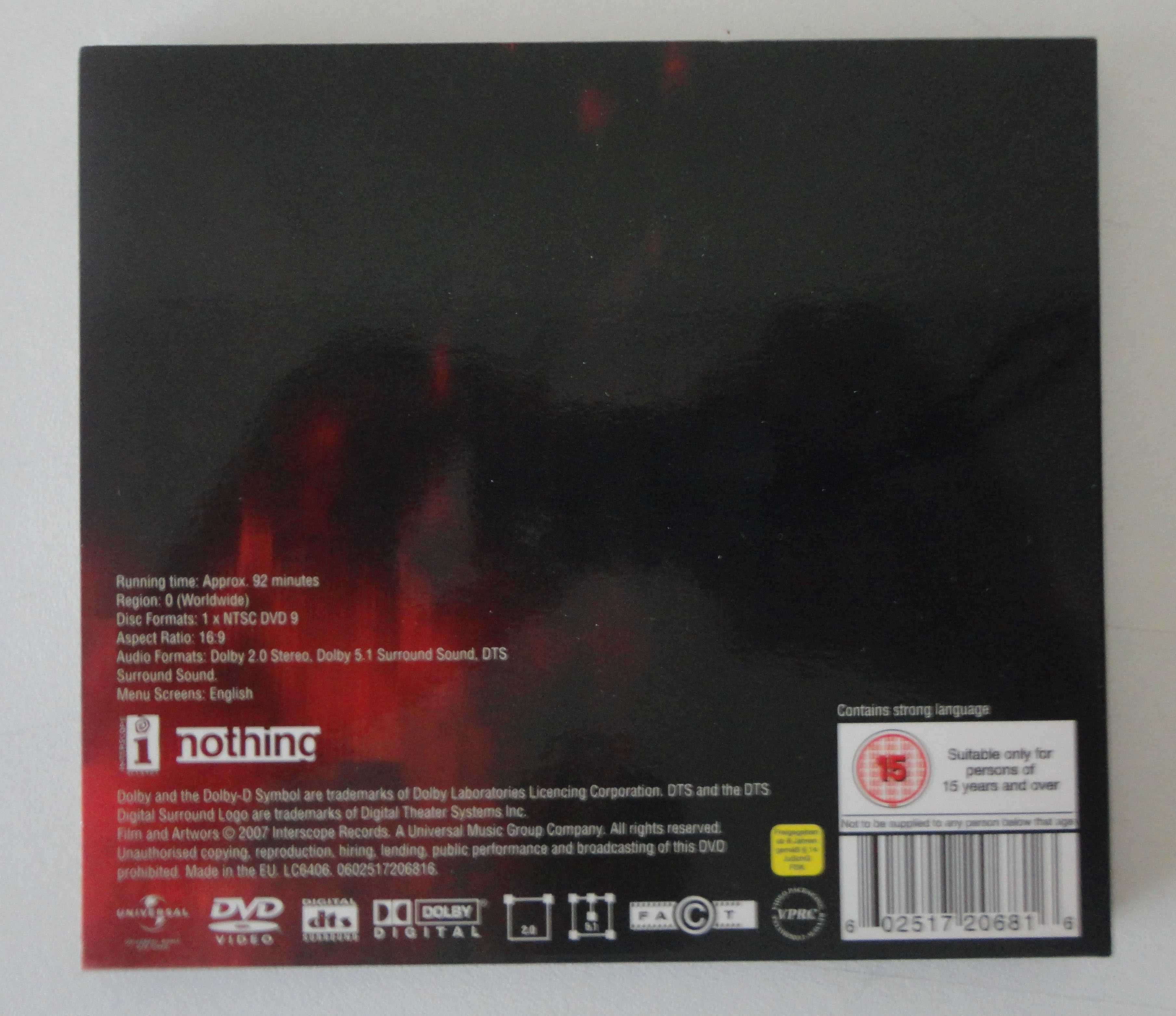 Nine Inch Nails - Live. Beside You In Time 2007 (DVD,DigiPack)