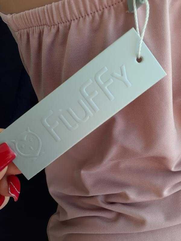 FluFFy комбинация ночная рубашка пыльная роза кружевная