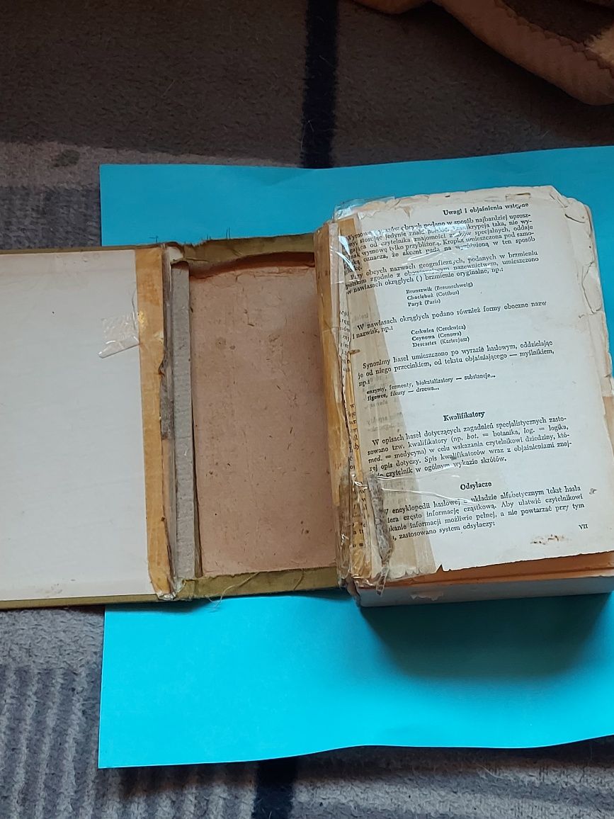 Stara książka PWN ZP encyklopedia 1966rok