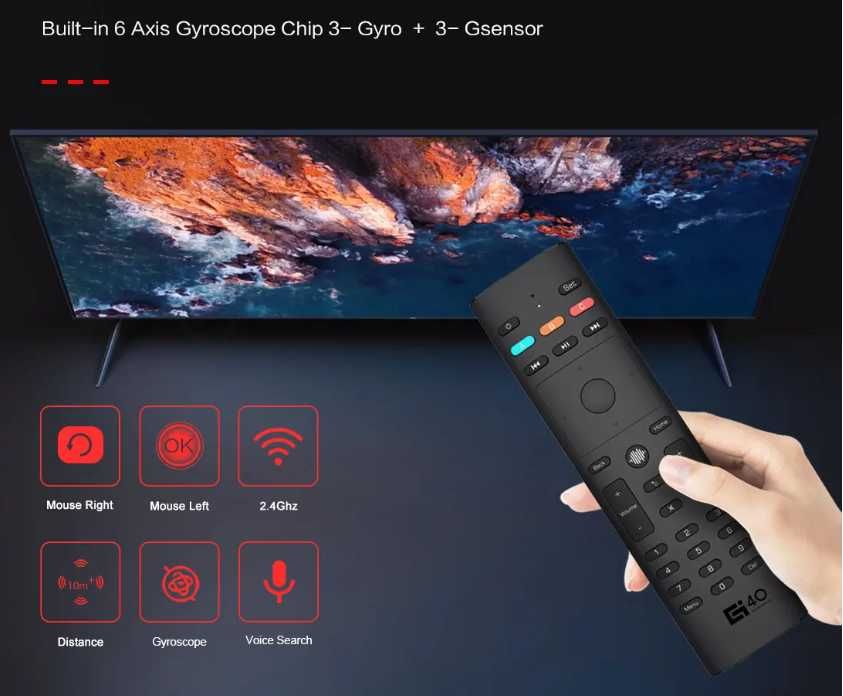 Пульт G40S Air mouse USB 2.4G
