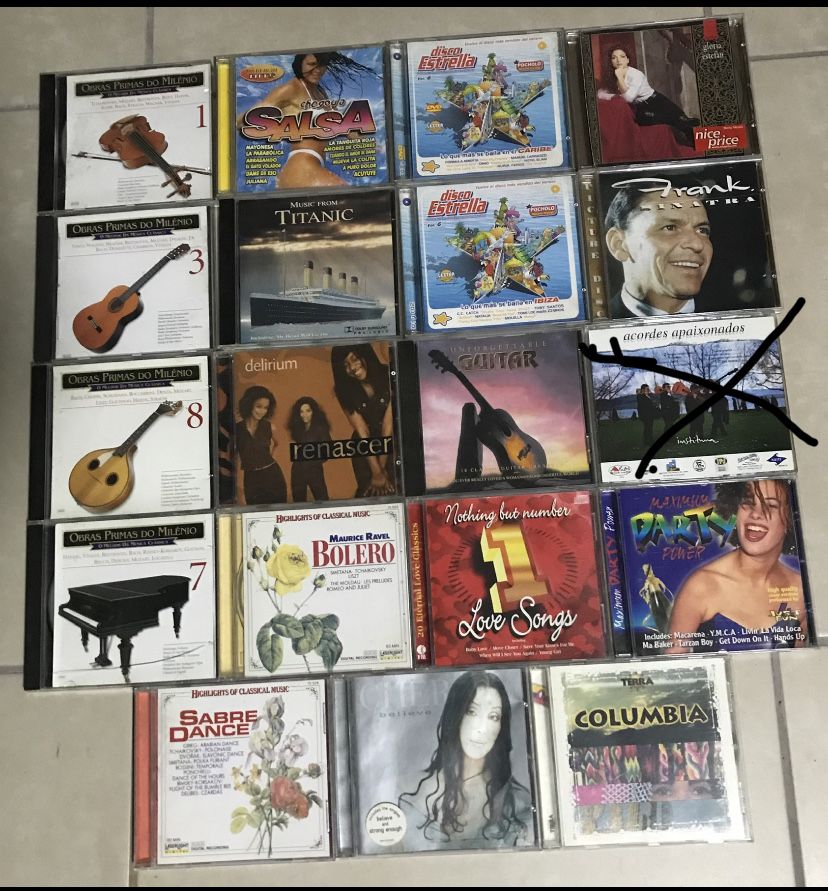 Musicas Variadas CDs Antigas