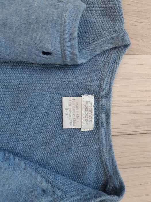 Komplet dzianinowy sweterek + spodnie 68 Mamas & Papas