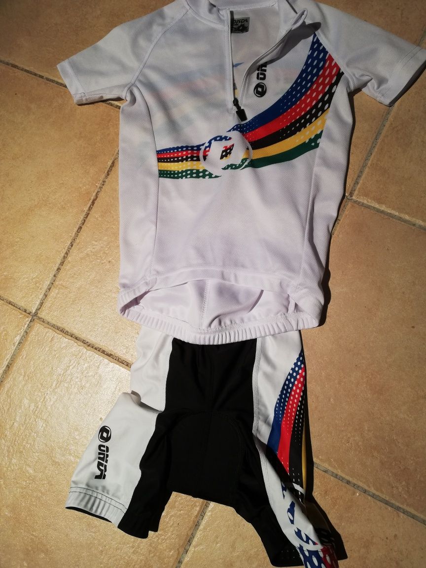 Equipamento ciclismo criança