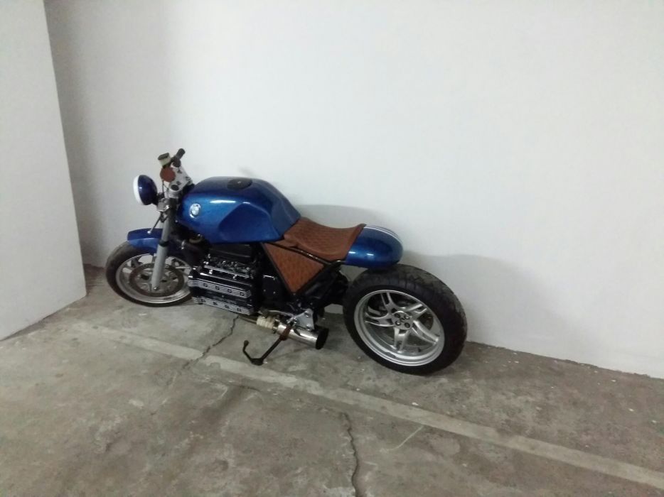 BMW k100 custom на иностранных документах