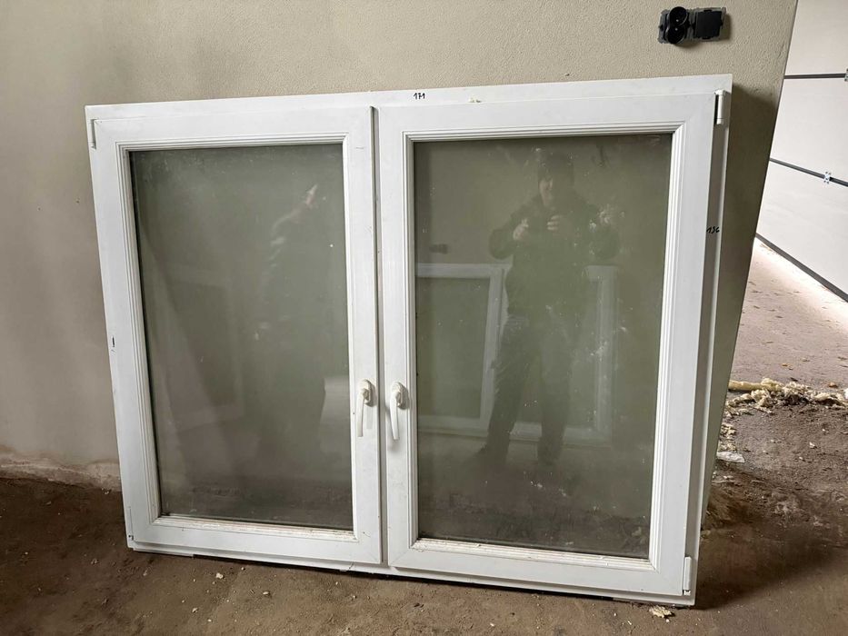 okno  2 skrzydłowe Plastik