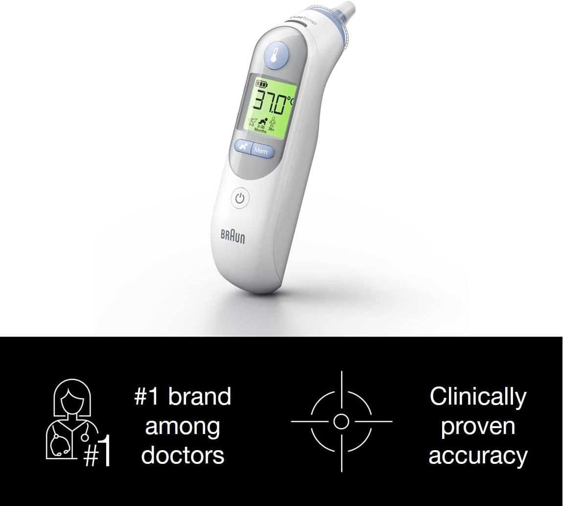 термометр вушний дитячий Braun Healthcare ThermoScan 7