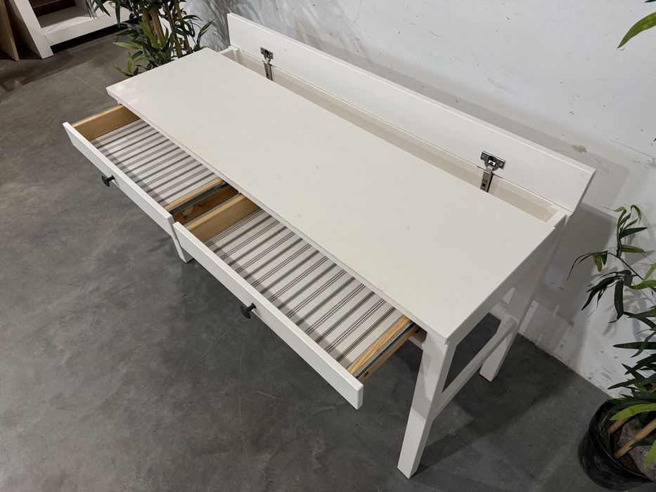 Ładne białe biurko Ikea Hemnes sosna super stan dowóz wysyłka