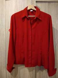 Czerwona bluzka elegancka
