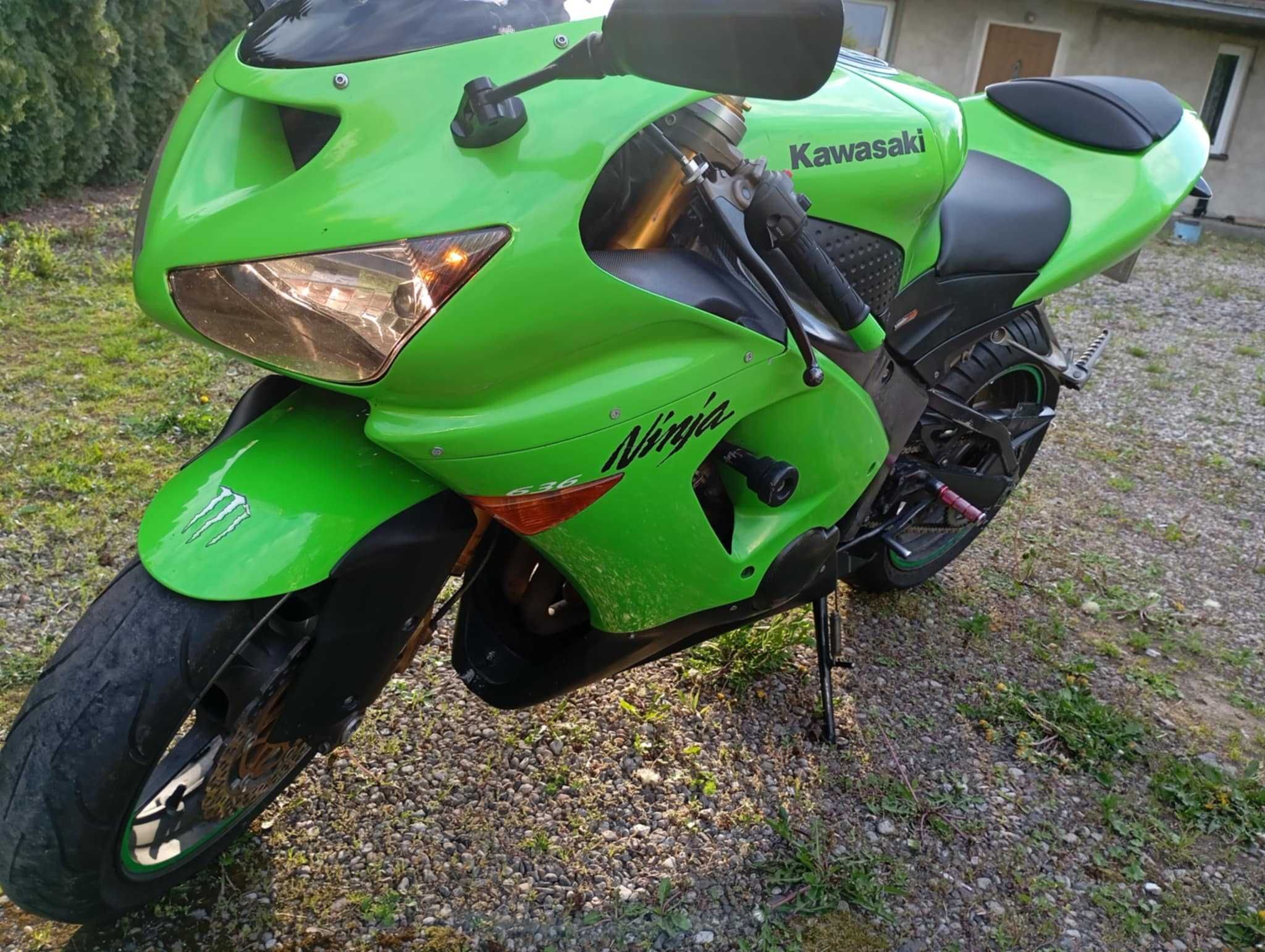 Kawasaki NINJA 636 Super Stan 2005 r 130KM+Power Commander
