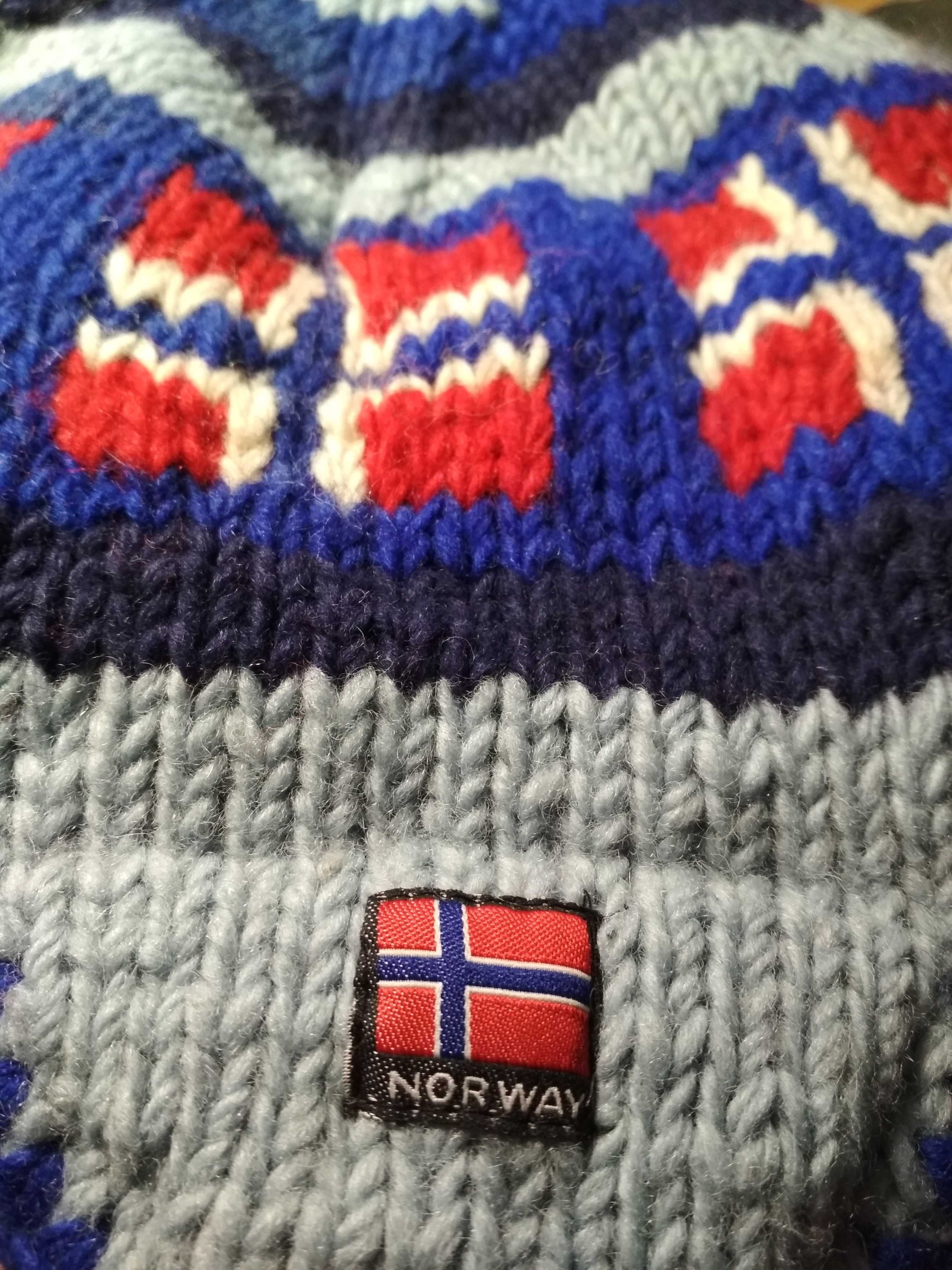 Norweska czapka narciarska