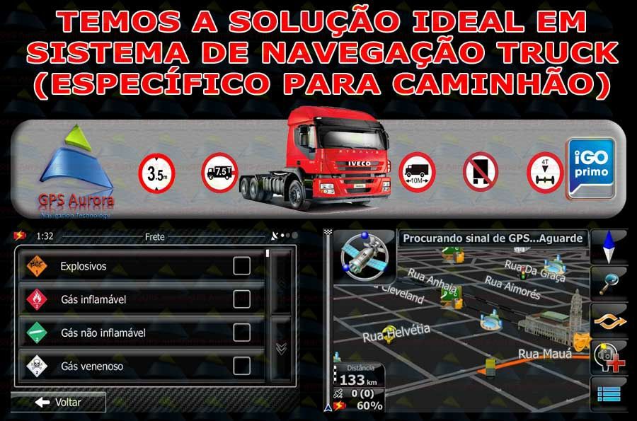 Gps pesados camião, autocaravanas (em stock)