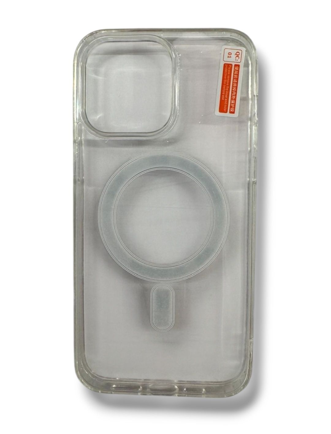 Etui Do iPhone 14 Pro Max Clear Case +Szkło 9H WZMACNIANE do MAGSAFE