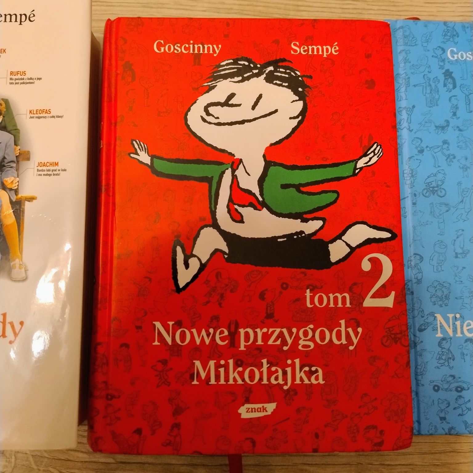 Zestaw 3 grubych książek z serii Mikołajek. Sempe Goscinny